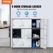 9 Doors Metal Storage Cabinet Employees Steel Storage Cabinet Office Gray