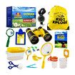 Outdoor Explorer Set,Bug Catching Kit Exploration Children Outdoor Games Mini Binoculars Kids, Hiking Educational Toy