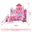 Girls Doll House Dream Land Cottage DIY Pretend Play Furniture Princess Pet Dolls Toys Set Children Roleplay Accessories Christmas Birthday Gift