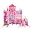 Girls Doll House Dream Land Cottage DIY Pretend Play Furniture Princess Pet Dolls Toys Set Children Roleplay Accessories Christmas Birthday Gift