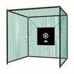 Genki Golf Practice Cage 3M Hitting Net Target Set Sport Netting Training Aids Steel Frame Swing Driving Football Baseball Nets Indoor Outdoor