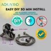 Effortless Stainless Steel Glass Rinser Cup Washer, Bar Glass Washer for sink, Cup Cleaner sink attachment