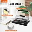 Coil Spiral Binding Machine, Manual Book Maker with Electric Binding, 46-Holes Binding 500 Sheets Punch Binder, with 100pcs 5/16'' Coil Binding Spines, for Letter Size, A4, A5