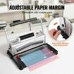 Coil Spiral Binding Machine, Manual Book Maker with Electric Binding, 46-Holes Binding 500 Sheets Punch Binder, with 100pcs 5/16'' Coil Binding Spines, for Letter Size, A4, A5