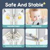 Toddler Bed Rail King Side Bedrail Folding Safety Guard Baby Child Cot Fence Barrier Fall Protection 3Pcs 100cm Height Adjustable Koala Design