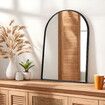 Arch Wall Mirror Vanity Bathroom Large Black Framed Decorative Mount Makeup Shower Shaving Dressing Bedroom Hallway Decor