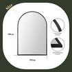 Arch Wall Mirror Vanity Bathroom Large Black Framed Decorative Mount Makeup Shower Shaving Dressing Bedroom Hallway Decor