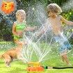 Water Sprinkler for Kids,Sprinklers with Roating Spray Nozzles Attaches Garden Water Hose Outdoor Play Outside Toys Age3+ Summer Backyard Lawn Game Yard Water Toy