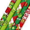 30x30cm 12 Designs Christmas Scrapbook Paper 24 Sheets Grinch Pattern Double Sided Craft Paper for Card Making and Photo Albums