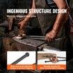 Blacksmith Tongs, 18鈥?Wolf Jaw Tongs, Carbon Steel Forge Tongs with A3 Steel Rivets, for Horseshoes, Curved Shapes, Block Forgings, for Beginner and Seasoned Blacksmiths and Bladesmiths