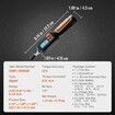Digital Torque Screwdriver, 1/4" Drive Screwdriver Torque Wrench, Electrician Torque Screwdriver with LCD, 2.65-70.67 in-lbs Torque Range, 0.01 N.m Increment Torque Screwdriver with Bits & Case