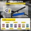 Separable Hydraulic Hose Crimper 7 Dies With Aluminum Pump  A/C Air Condtioning Handheld Crimping Set