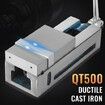 Milling Vise 4"/100mm,Bench Clamp Vise Nodular Cast Iron Material,Clamping Vise Clamping Force 19KN Max, Milling Machine Vise