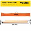 Load Height Measuring Stick 20' Sturdy Truck Height Stick Easy to Read