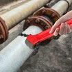 36" Pipe Chain Wrench, Steel Ratcheting Wrench 30" Chain 7.5" Capacity