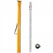 Measuring Rod 18-Feet/10ths 6 Sections Telescopic Grade Rod 1/10ft w/ Bag