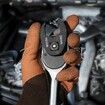 Crowfoot Wrench Set, 1/2" and 3/8" Drive 15-Piece Crows Foot Wrench Set with PP Storage Case, Metric 8-24 mm, CRMO Steel and Manganese Phosphate Finish, for Mechanical Maintenance or Repairs