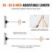 Drywall Skimming Kit, Handle + Fixator Smoothing Knife Accessory, Professional Skim Coat Tools For Drywall, Wipe/Drywall Knife, for Gyprock / WallBoard / Plasterboard (No Blade)