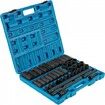 Impact Socket Set 43 Piece Impact Sockets, Standard Socket Assortment, Drive Socket Set 6-Point Sockets Metric 9-30mm (Standard/Deep)