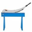 800mm Manual Hand Plate Shear for Metal Sheet Processing, Benchtop Cutter with Q235 Material, for Crafts Thick Steel Crafting, Heavy Duty Roll Press Machine for Builders, DIY Enthusiasts