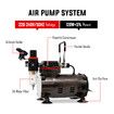 Airbrush Kit Compressor Sprayer Gun Painting Air Brush Set Machine Equipment for Car Decoration Model Art Makeup Nails Tattoo Graffiti