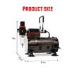 Airbrush Kit Compressor Painting Spray Gun Air Brush Sprayer Set Equipment Machine for Model Art Car Decoration Nails Makeup Tattoo Graffiti