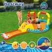 Bestway Lil’ Champ Water Play Pool Centre Playground Inflatable Splash Park Sprayer Bowling Basketball Ring Outdoor Activity Waterplay 4.35x2.13x1.17m