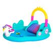 Bestway Magical Unicorn Carriage Water Play Centre Slide Playset Pool Toys 2.74x1.98x1.37m Outdoor Backyard Park Beach Playground Activity Station