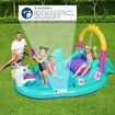 Bestway Magical Unicorn Carriage Water Play Centre Slide Playset Pool Toys 2.74x1.98x1.37m Outdoor Backyard Park Beach Playground Activity Station