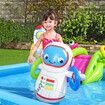 Bestway Water Play Centre Pool Slide Toys Set Little Astronaut Playground 228x206x84cm Inflatable Splash Park Outdoor Beach Backyard Activity Game