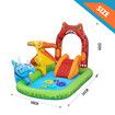 Bestway Jurassic Splash Water Pool Play Centre Slide Playset Toys Inflatable Park Outdoor Summer Playground Beach Activity Game 2.41x1.40x1.37m