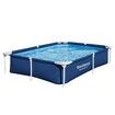 Bestway Swimming Pool Rectangular Above Ground Pools 221x150x43cm Steel Pro Frame Easy Set Up for Outdoor Backyard Kids Water Play Centre