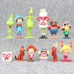 Whoville Miser 12 Piece Playset Featuring Cindy Lou Who, Max and Other Whoville Figures
