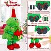 Animated Christmas Tree Singing Dancing Electric Plush Toy Lights Table Decorations Cute Funny Gifts Family Friends Entertainment