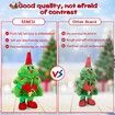 Animated Christmas Tree Singing Dancing Electric Plush Toy Lights Table Decorations Cute Funny Gifts Family Friends Entertainment