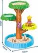 Rain Tree Water Table Colorful Sand Water Splash Table Kids Summer Beach  Sensory Play Tree Table for Boys Girls Backyard Activity