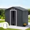 Giantz Garden Shed Outdoor Storage 2.15x1.74M Tool Workshop House w/Extension Kit