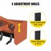 5pcs Box Blade Shank, 41cm Scarifier Shank, 3 Holes Box Scraper Shank, Ripper Shank with Removable Tapered Teeth and Pins, Adjustable Shanks Assembly for Replacement, Digging, Plowing