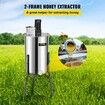 Brand New Large Two 2  Frame Stainless Steel  Electric Honey Extractor