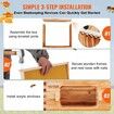 Bee Hive Medium Box Starter Kit, 100% Beeswax Coated Natural Cedar Wood, Langstroth Beehive Kit with 10 Frames and Foundations, Transparent Acrylic Bee Windows for Beginners and Pro Beekeepers