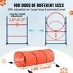 Dog Agility Training Equipment 5 PCS Combination Set with Hurdles Tunnel