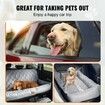 Dog Booster Car Seat Pet Car Seat for Medium Large Dog up to 45.4 kg Gray