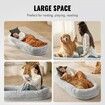 Human Dog Bed 1720x890x250 mm Human Size Dog Bed Washable Faux Rabbit Fur