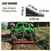 Box Blade Shank, 46.4cm Scarifier Shank, 4 Holes Box Scraper Shank, Ripper Shank with Removable Tapered Teeth and Pins, Adjustable Shanks Assembly for Replacement, Digging, Plowing