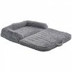 Human Dog Bed 1820x1220x254 mm Large Human Size Dog Bed Washable PV Velvet