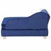 Pet Sofa, Dog Couch for Medium-Sized Dogs and Cats, 30x18x16 inch Soft Velvety Dog Sofa Bed, 37kg Loading Cat Sofa, Blue