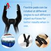 24 Pcs Winter Pool Cover Clips,Spring Clamps for Above Ground Pool Cover,4.5in Wind Guard Clips for Steel Wall Pools and Metal Frame Pools,2In Jaw Opening