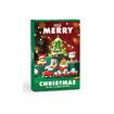 6 In 1 Christmas Building Bricks Set Kid Compatible Christmas Decor with Santa  Snowman Gingerbread Man and Elk Figures