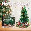 2025 Advent Calendar Christmas Tree Building Toys Set 701Pcs Surprise Xmas Countdown Calendars Gifts for Children Teens