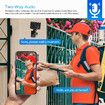 WiFi IP Security Camerax4 CCTV Set 1080P HD Wireless Night Vision Home Surveillance System Solar Battery Powered Waterproof